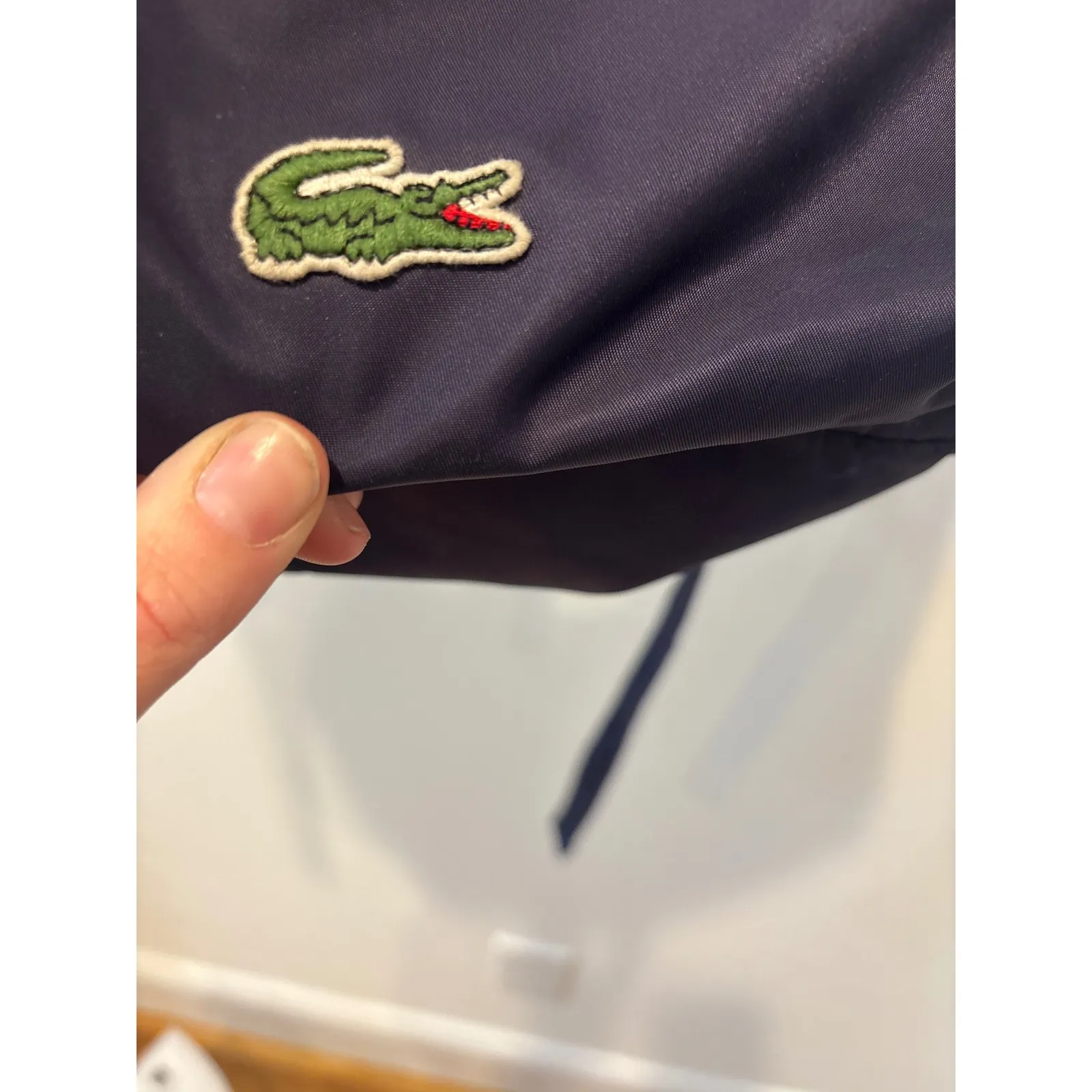 Lacoste Backpack Navy Blue Disney Mickey Mouse Print Nylon‎ Adventure Travel Bag - Image 3