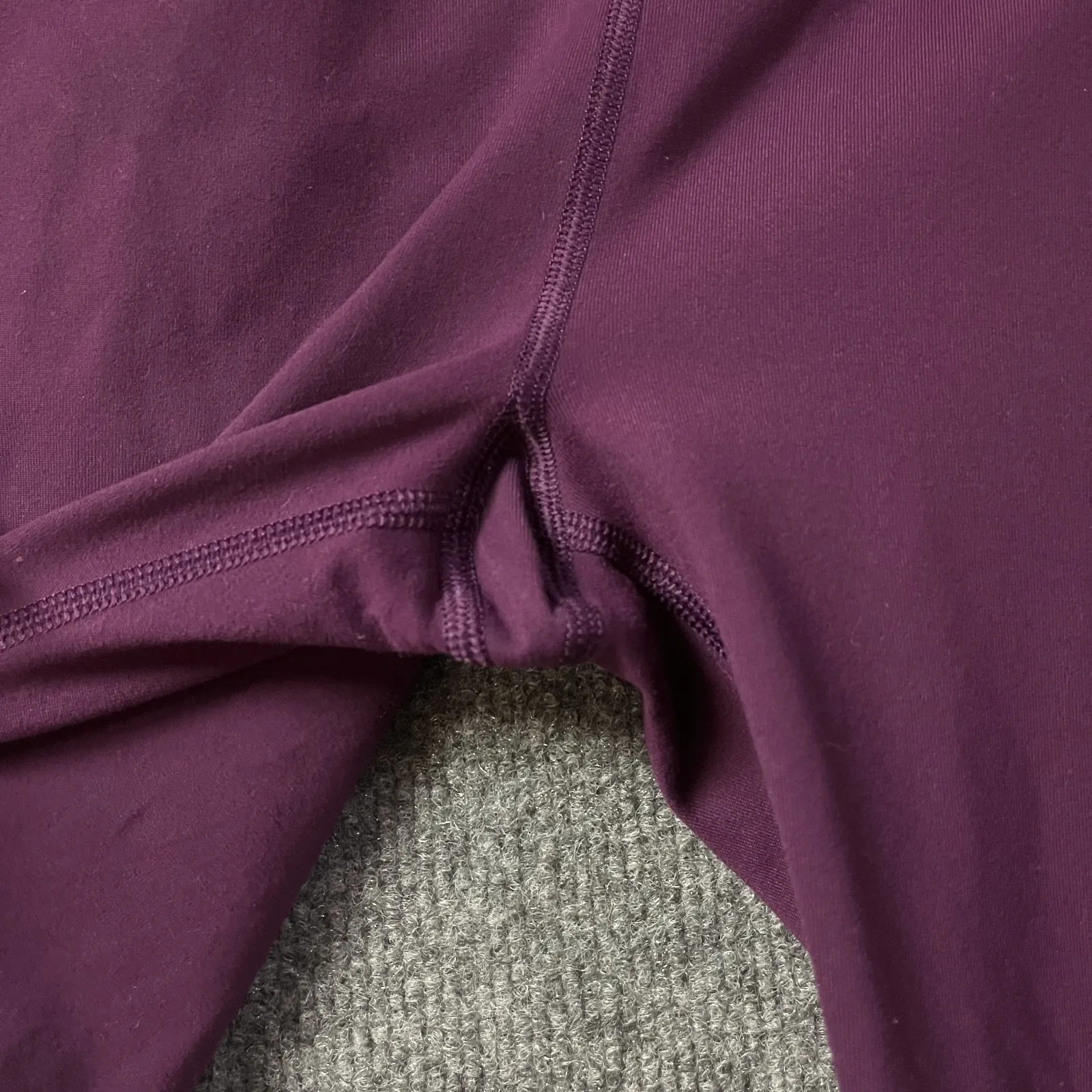 Victoria's Secret Sport Leggings Womens Small Purple Mesh Detail Workout Yoga‎ - Image 4