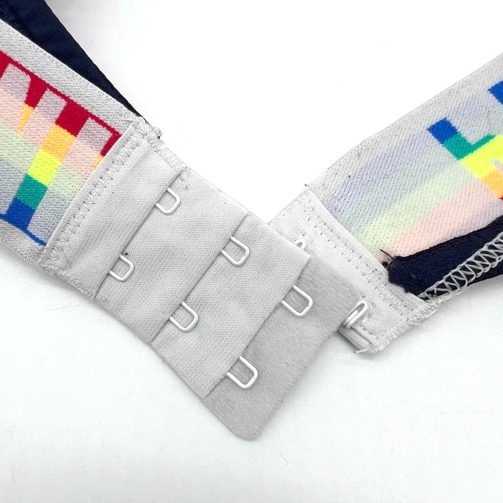 PINK Victoria's Secret Wear Everywhere T-Shirt Bra‎ Rainbow Women's 34D - Image 5