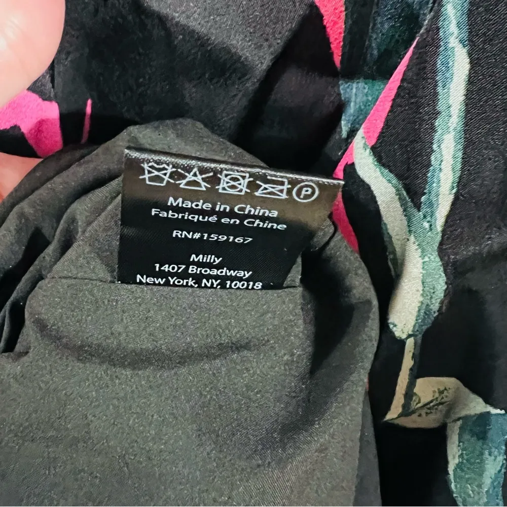 Milly Adrian Floating Botanical Halter Midi Dress Size 4 - Image 15