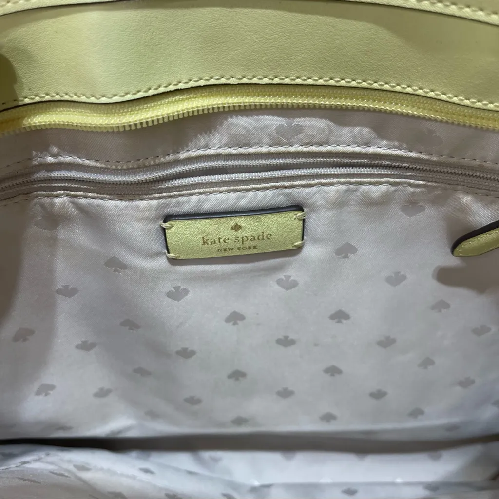 Kate Spade Jana Tea Garden Tote Bag Floral Top Zip Tassel Shoulder Bag - Image 8