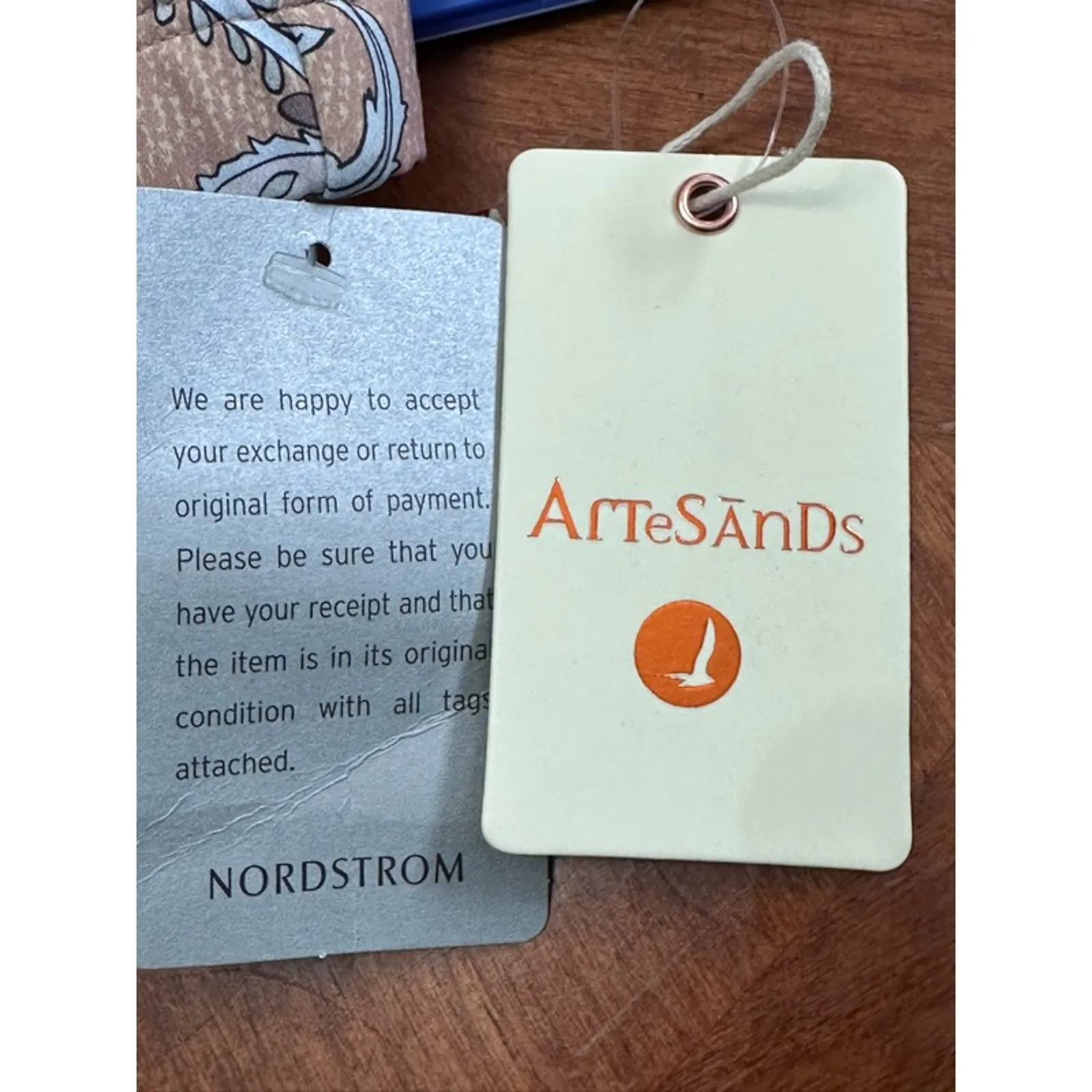 Artesands Bikini Swim Top Women's 10 Pink Paisley Adjustable Ruffle Flounce New - Image 9