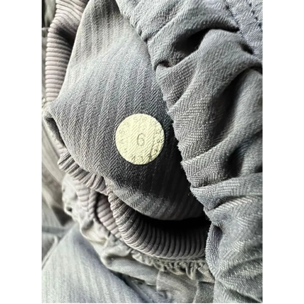 Lululemon Dance Studio Reversible Hoodie Jacket Gray w Blue Purple Tint Size 6 - Image 5