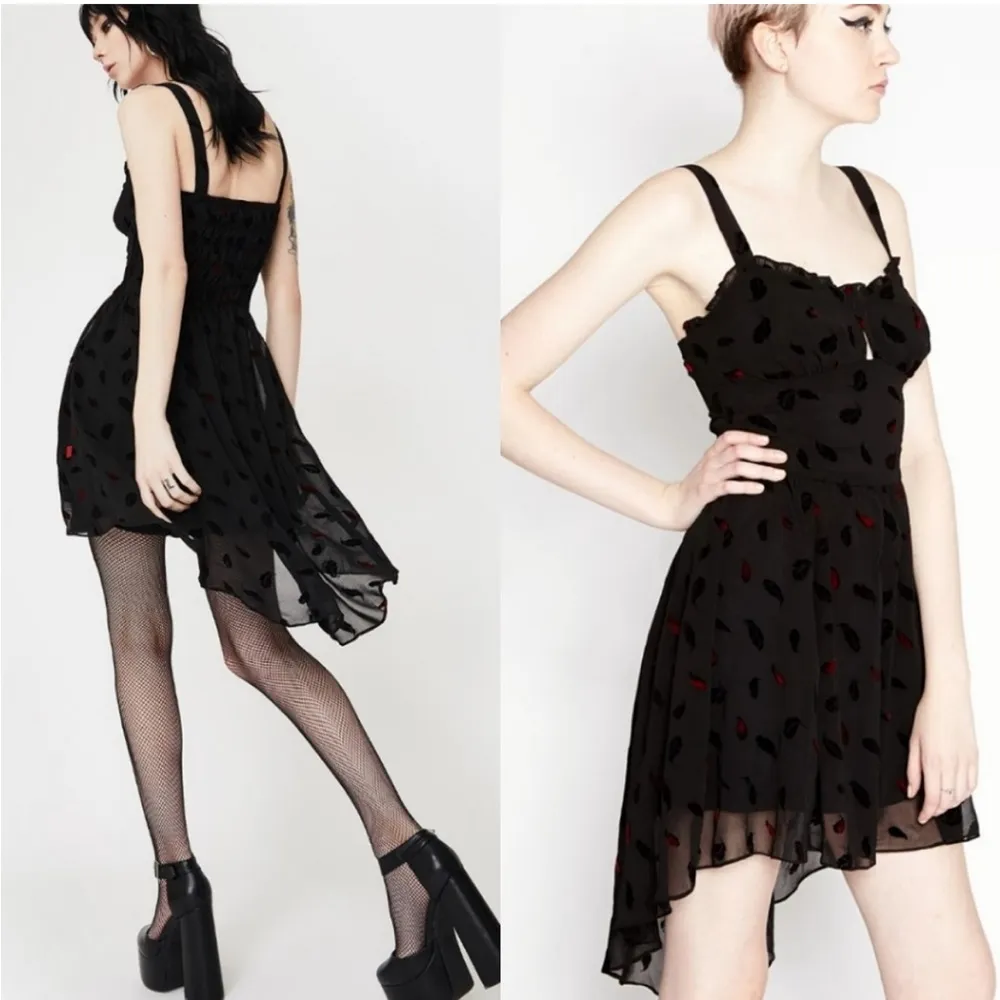 Tripp NYC Black "Sweet Spot" High Low Mini Dress - Image 2