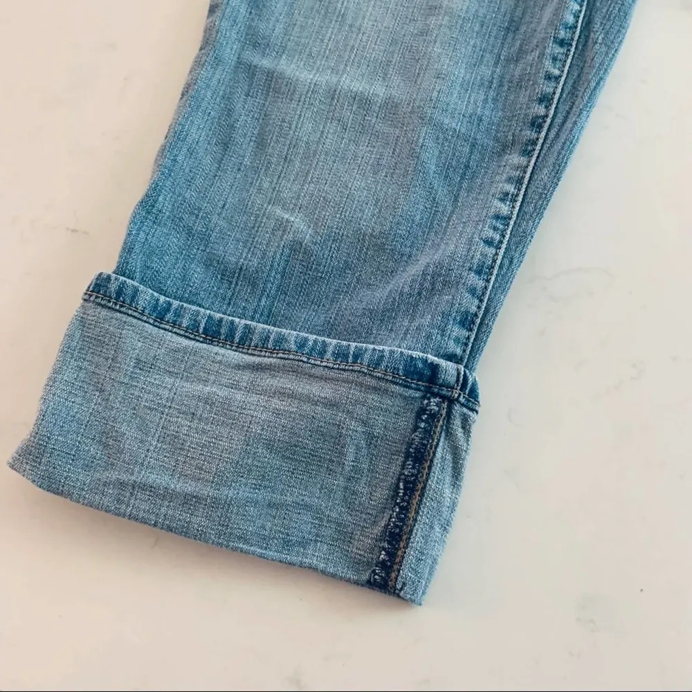 Levi's Levi’s light blue denim cuffed cropped capri 515 jeans - Image 4