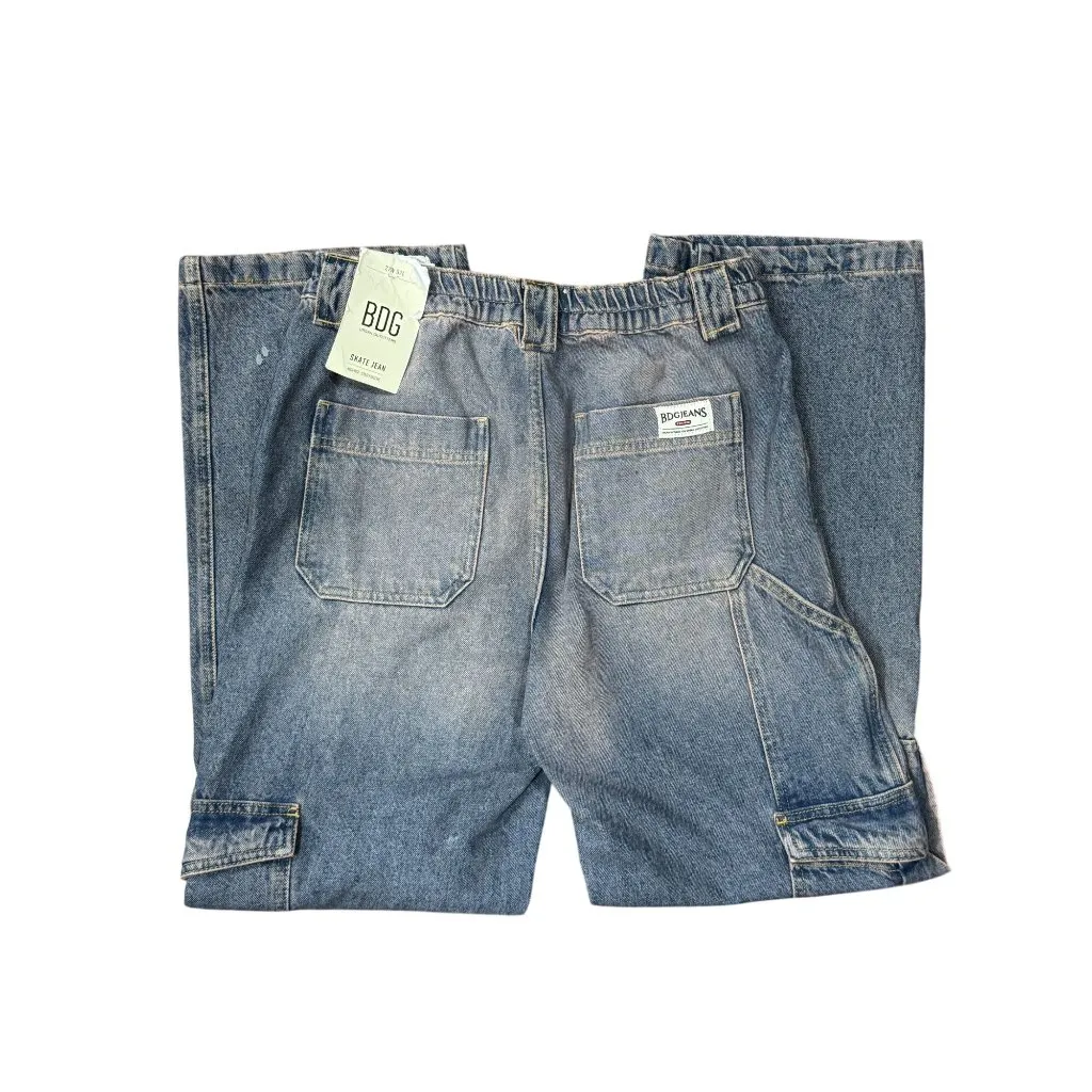 NEW BDG Urban Outfitters Denim Skate Jeans W27 L32 Womens Blue Carpenter Cargo Size undefined - Image 9