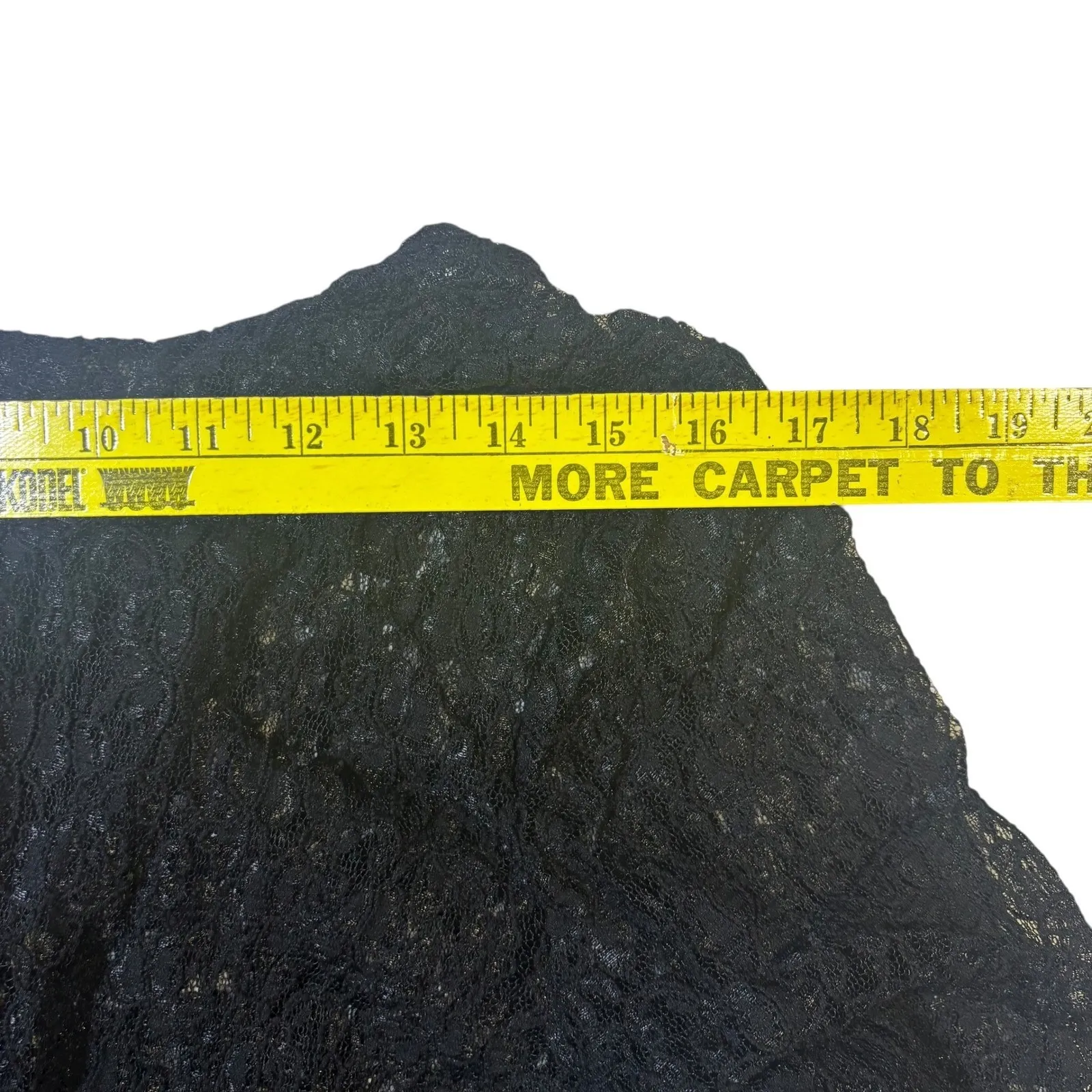 By Choice California Black Lace Corset Back Long Sleeve Dress Size 13 - Image 10