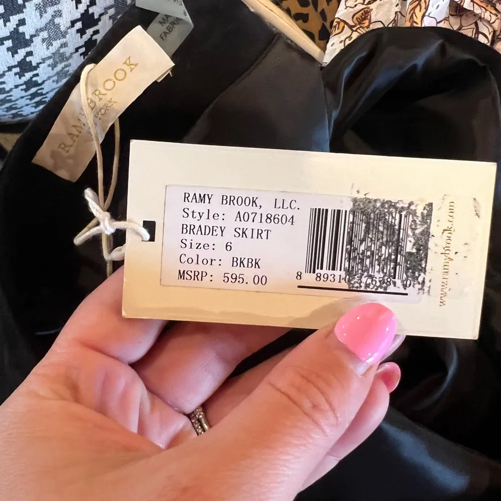 RAMY BROOK Bradey Suede Skirt - Image 3