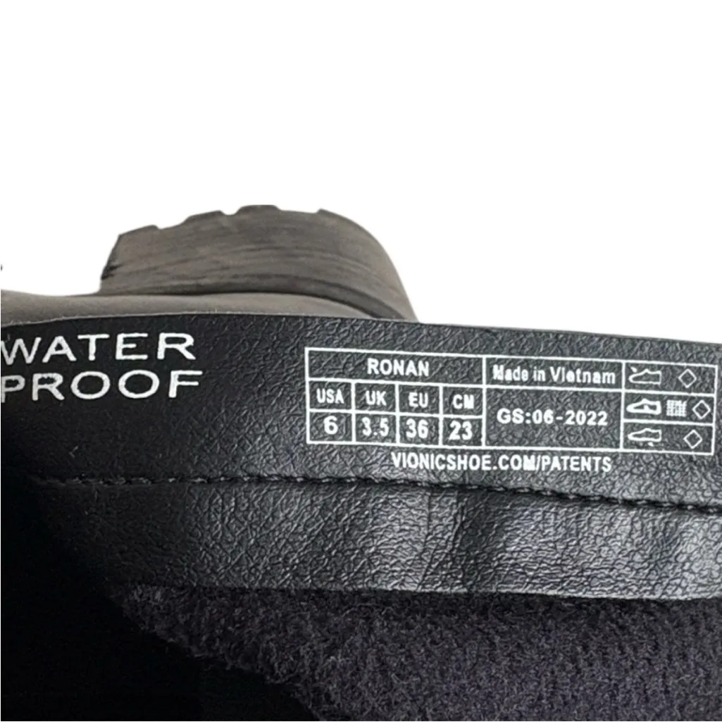 Vionic Ronan Waterproof Boots Black
Size 6 - Image 4