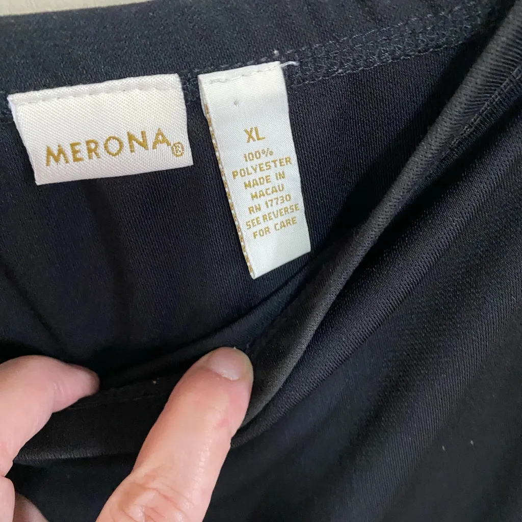 Merona Black Pencil Skirt - Image 5