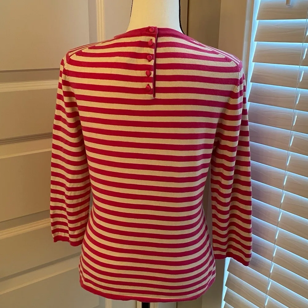 Banana Republic || Pink/white spring sweater - Image 2