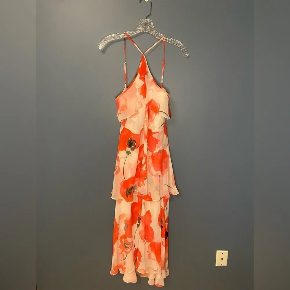 Cece Poppy‎ Floral Ruffle Dress sz 4 - Image 3