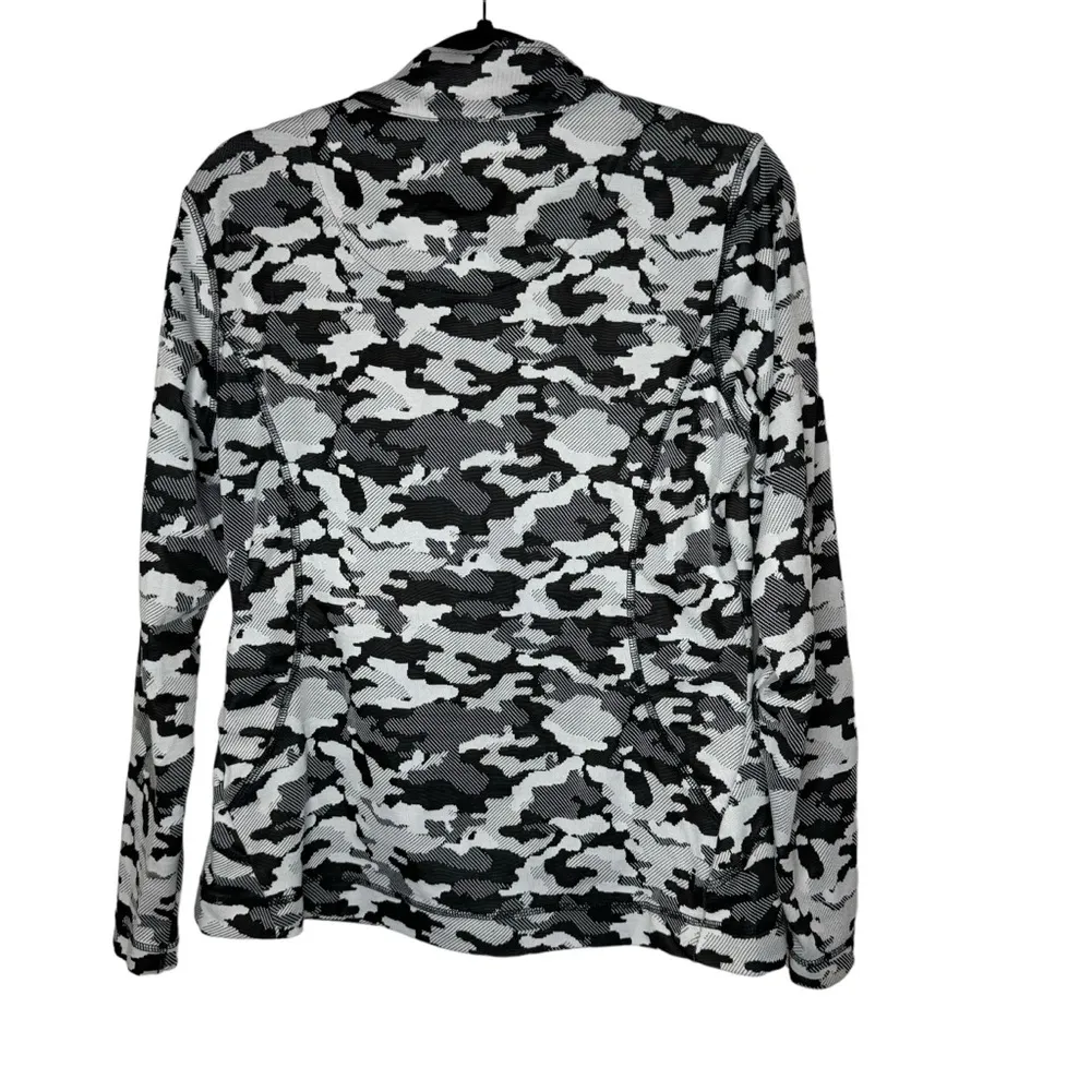 Grey's Anatomy iMPACT Asymmetric Zip Camo Print Scrub Jacket Medium - Image 5