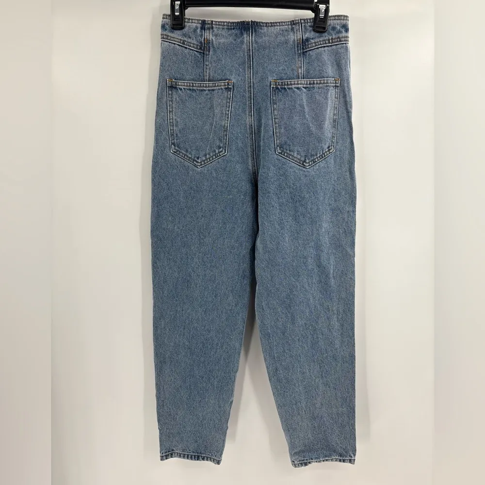 ASTR the Label Jeans High Waist Blue Tapered Leg Vintage Wash jeans medium 28 - Image 7