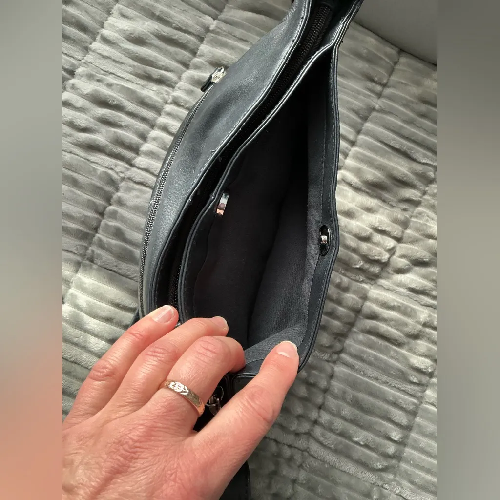 Genuine leather bag 🪻🪻🪻 Black - Image 7