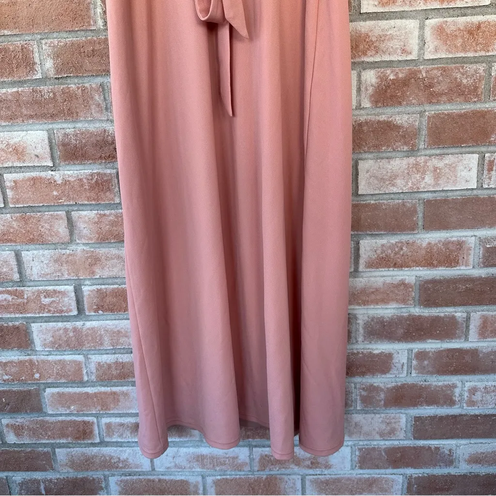 Birdy Grey Yolanda Maternity Dusty Rose Bridesmaid Formal Dress Slit XL - Image 9