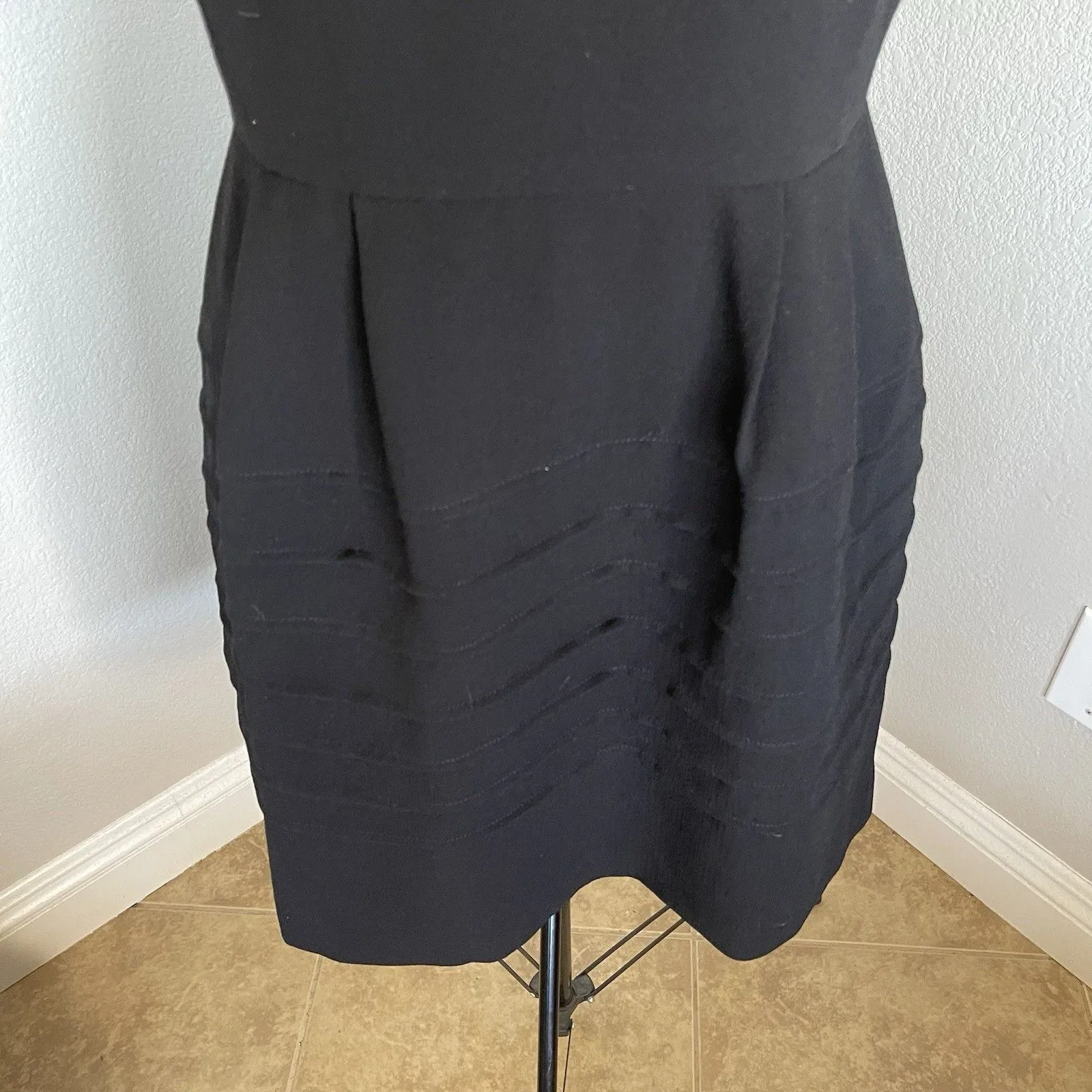 Madewell Women's Dress Sz 8 Black Y2k Retro Whimsygoth Fall Autumn Dark Academia - Image 6