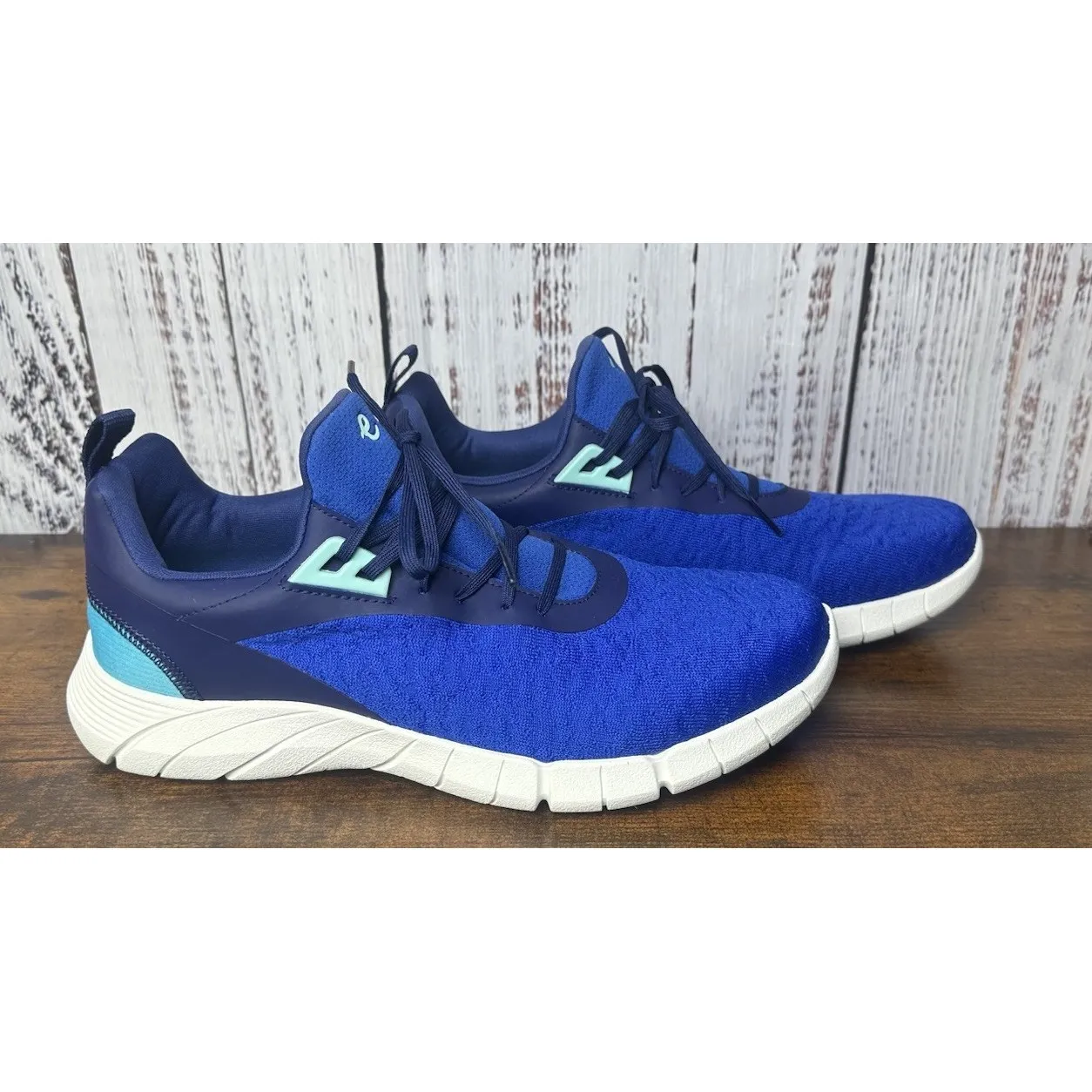 Easy Spirit Flower Running Sneaker Women's 9.5Blue White Casual Athletic Shoes - Image 11