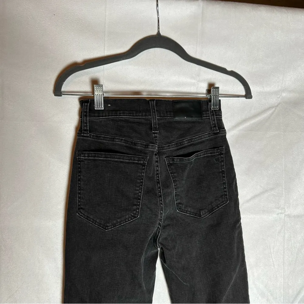 Madewell Washed Black Cali Demi Bootcut Denim Jeans Size 23 - Image 4