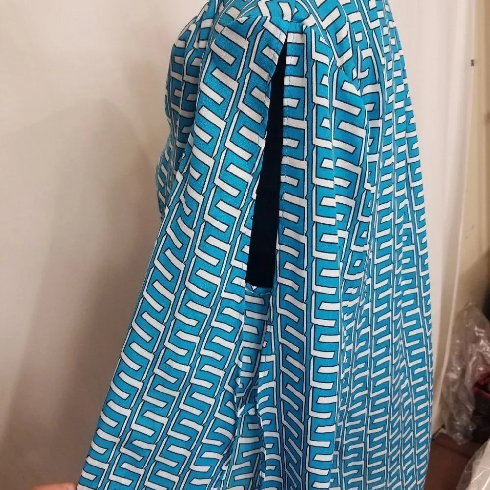 Kari Blue open shoulder blouse - Image 5