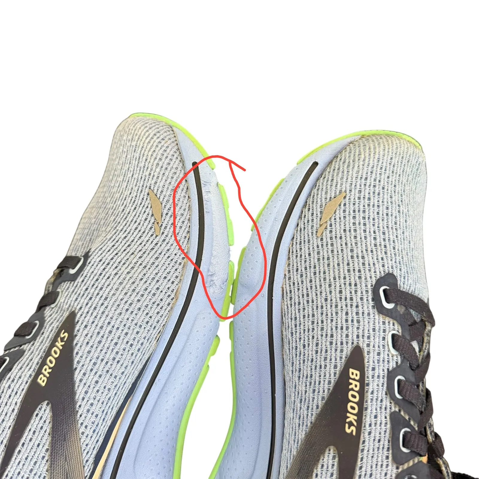 Brooks Ghost 15 Womens‎ Running Shoes Size 9 Blue Athletic Shoes 1203801B472 - Image 8