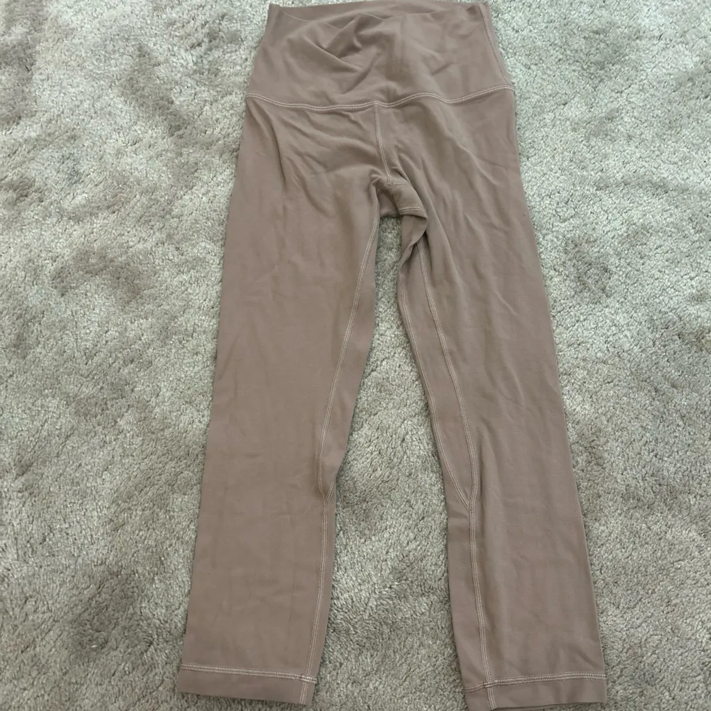 Lululemon Align Leggings Crop *21" Spanish Oak Size 2 EUC - Image 4