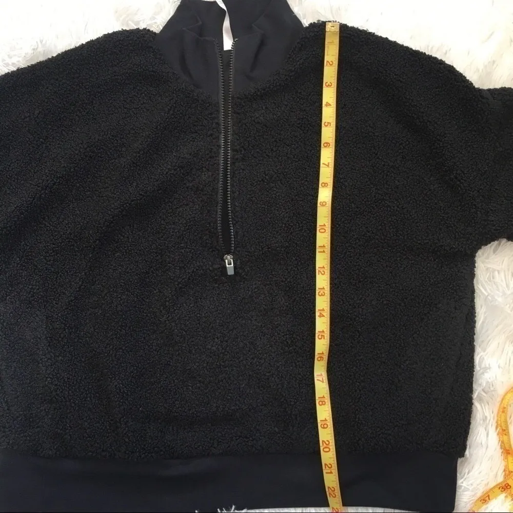 Fabletics PULLOVER Sweater Women’s Dream polar Fleece half zip size Large - Image 4