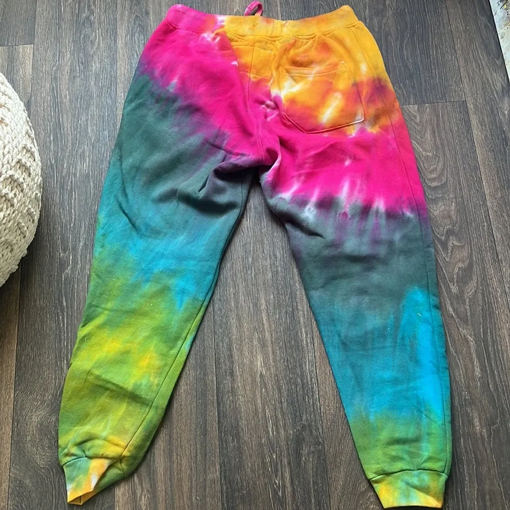 La Detresse Tiè Dye Sweats Yellow Size M - Image 5