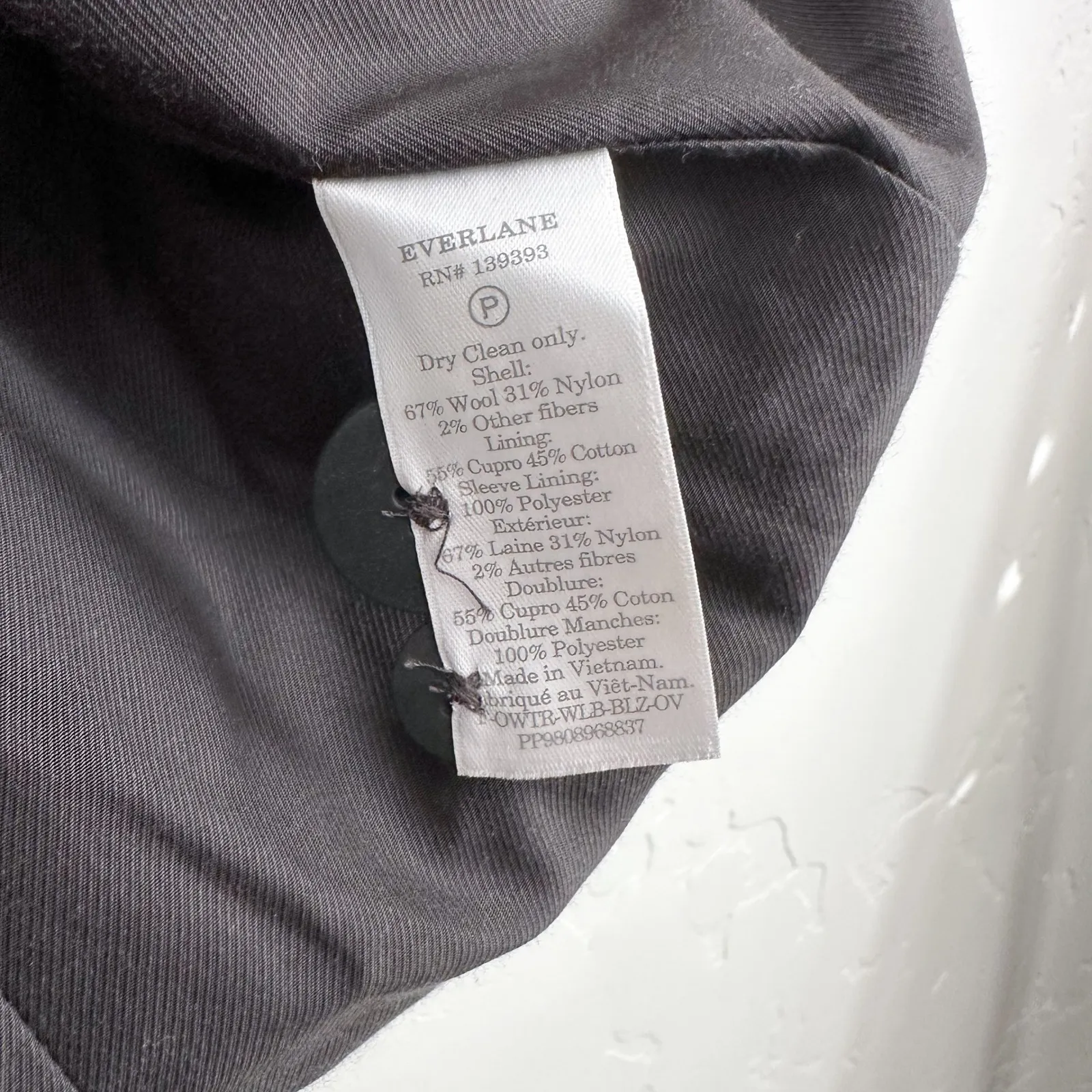 Everlane | NWOT The Oversized Tailored Lined Wool Blazer in Glen Plaid - Image 6