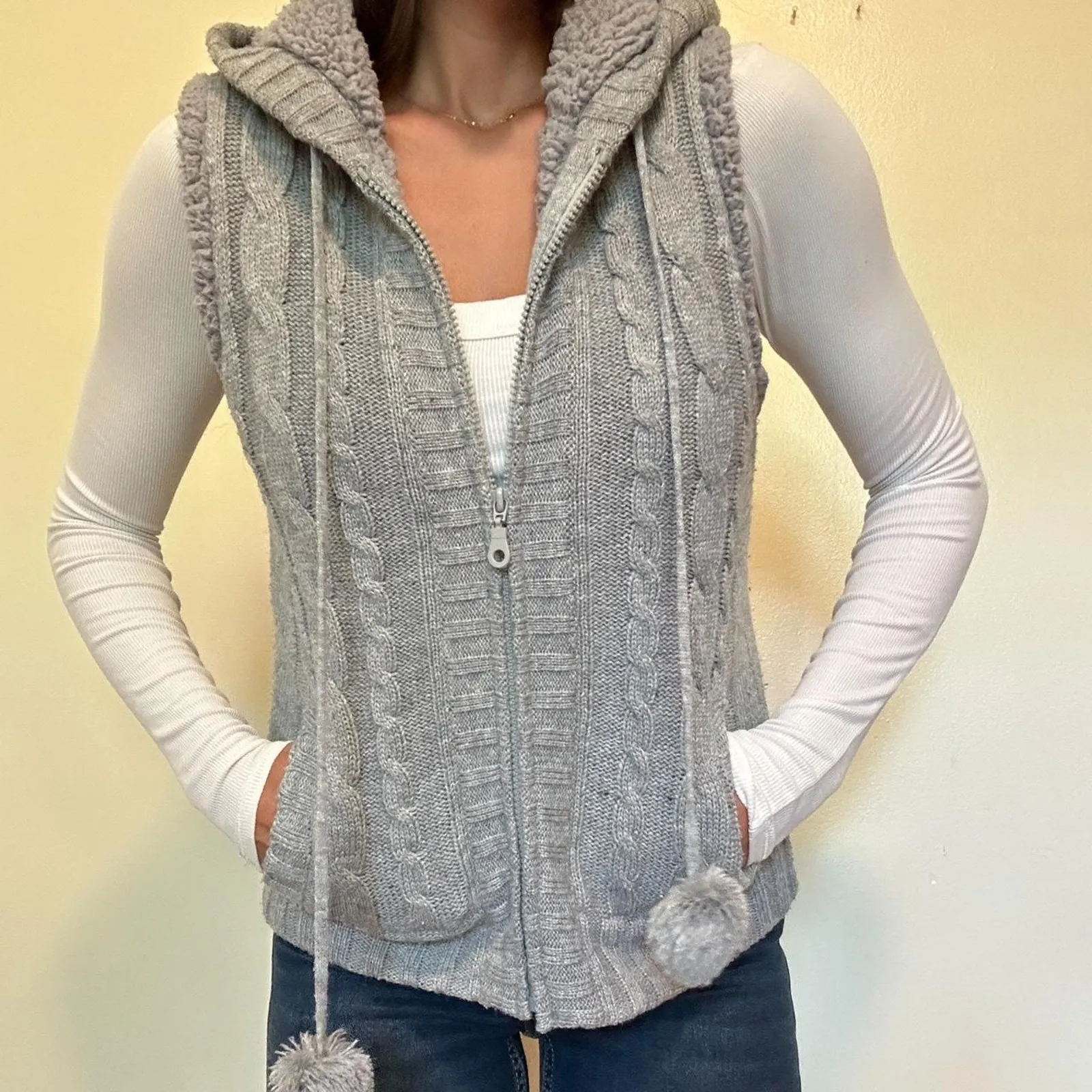 Y2k forever 21 knit Gray Size M - Image 7