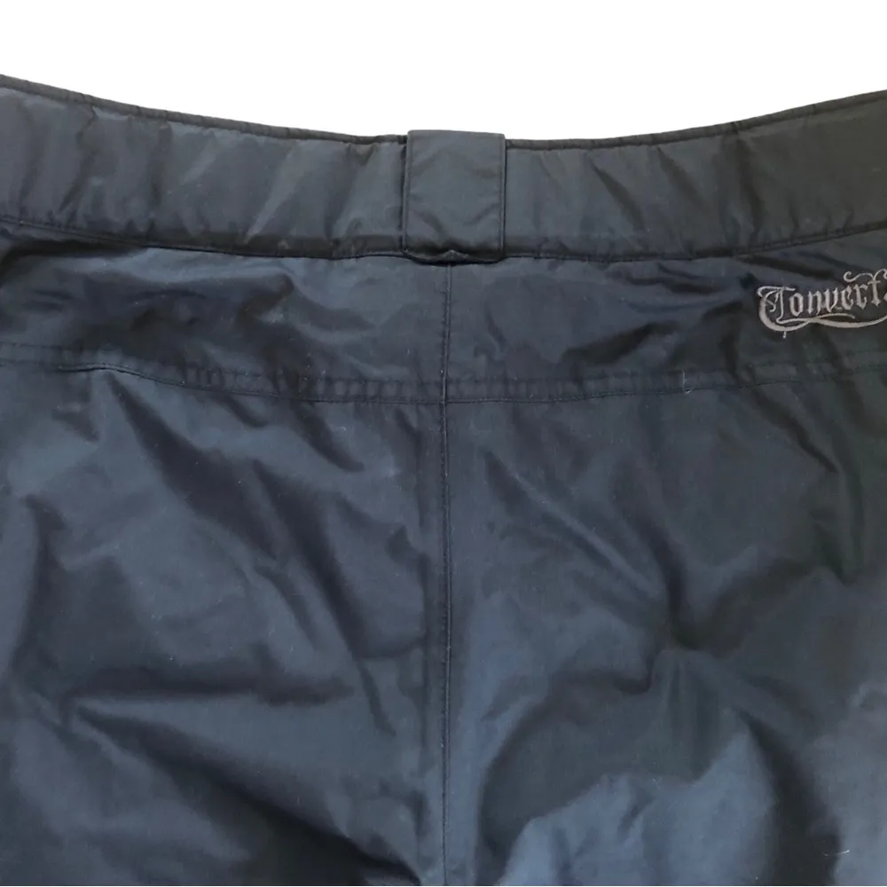 Women’s Convert Snowboard Snow Pants Black Size M Waterproof Breathable - Image 4