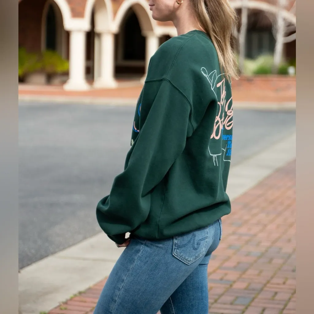 NWT Daydreamer The Beach Boys Silver Anniversary Boyfriend Crew - Pine - Small - Image 9