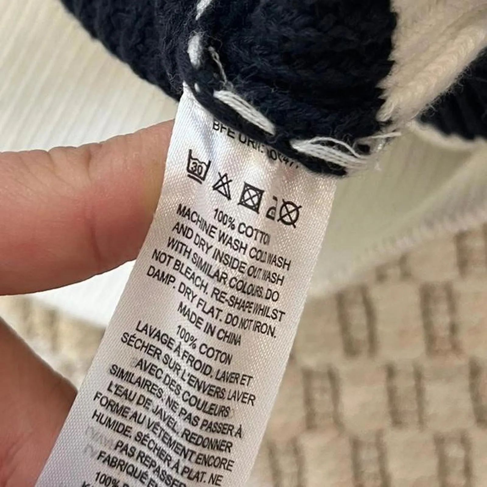 French Connection Striped Turtleneck Sweater - Image 5