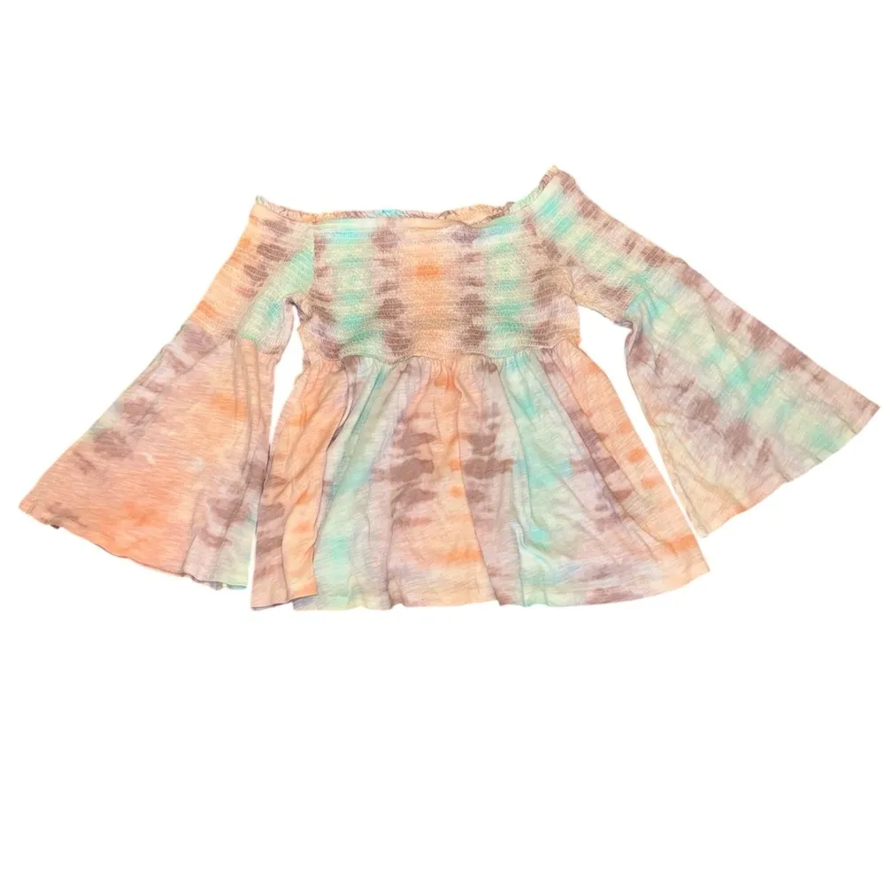 Torrid Pastel Tie-Dye Ruffle Top - Image 2