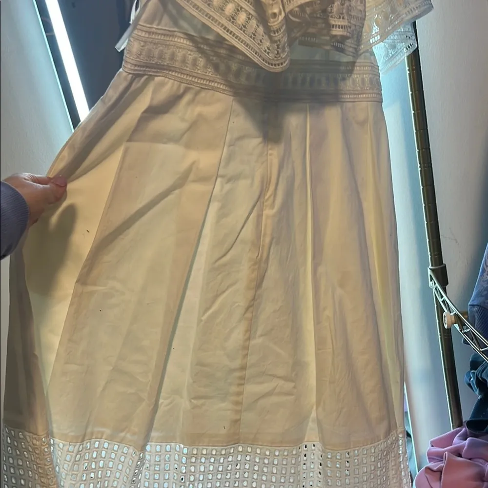 Eliza J White Eyelet Dress - Image 6