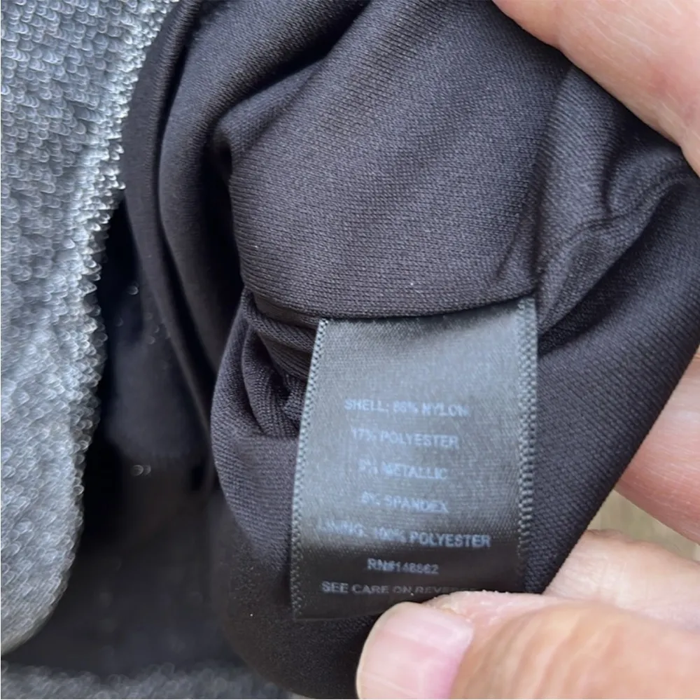 Torrid Black Silver Shimmer Knotted Dress Size 3X - Image 10