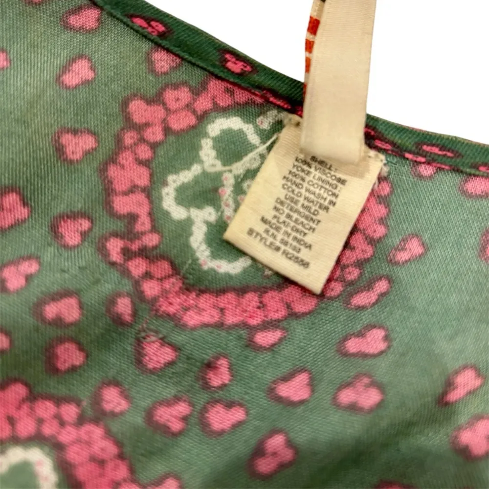 Raga Elena Printed Embroidered Tunic Dress Size Small - Image 8