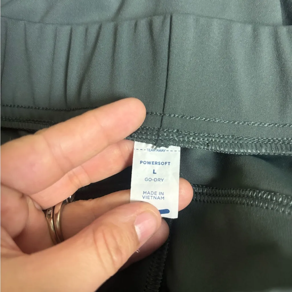 Old Navy PowerSoft Active Matching Set Green Top XL Pants L - Image 9