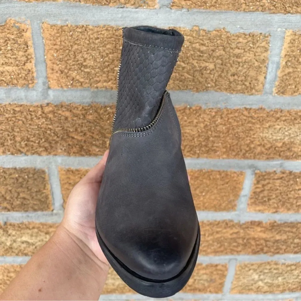 FELMINI ANKLE BOOTS SIZE 38/8 Gray - Image 10