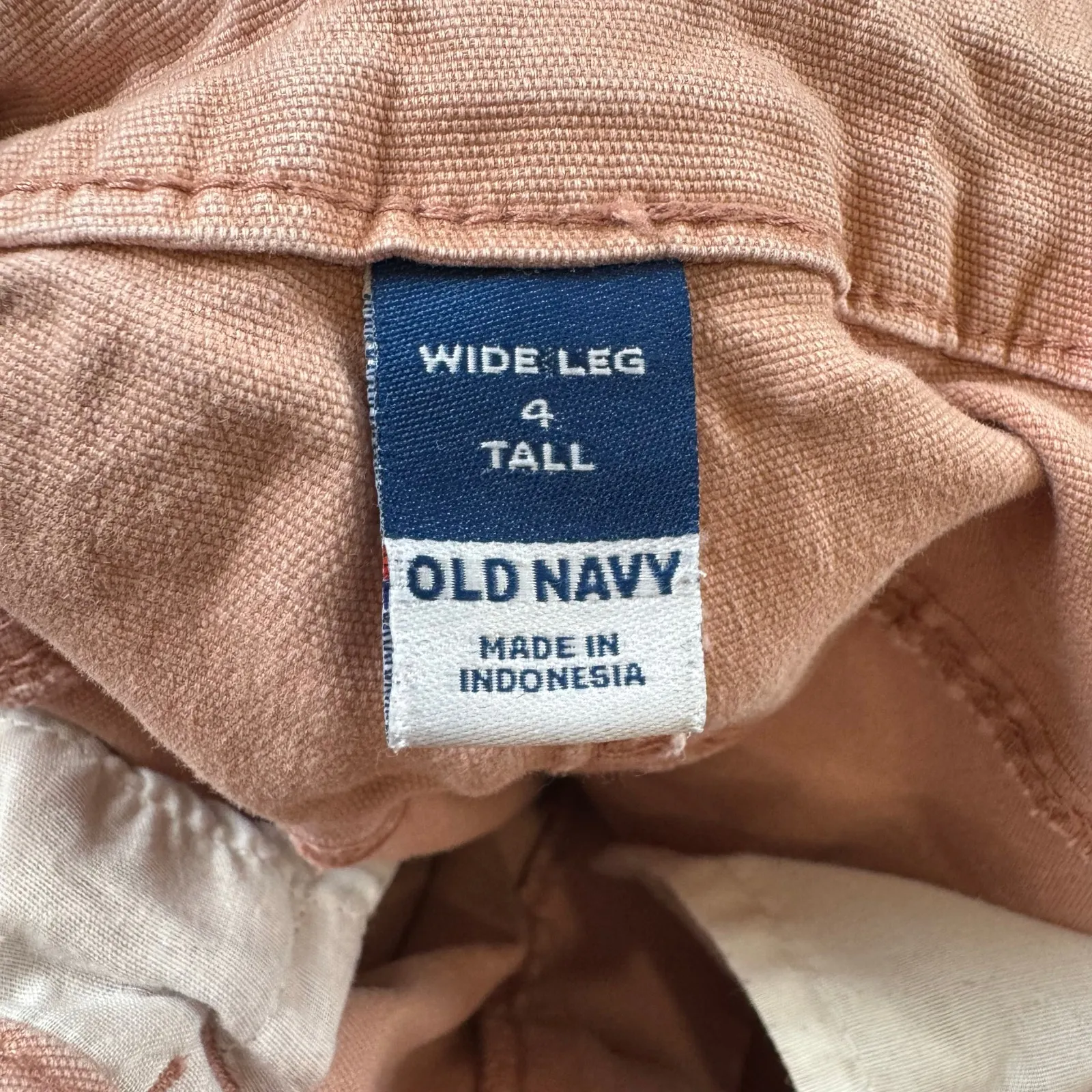 Pink wide leg pants size‎ 4 Tall Old Navy - Image 2