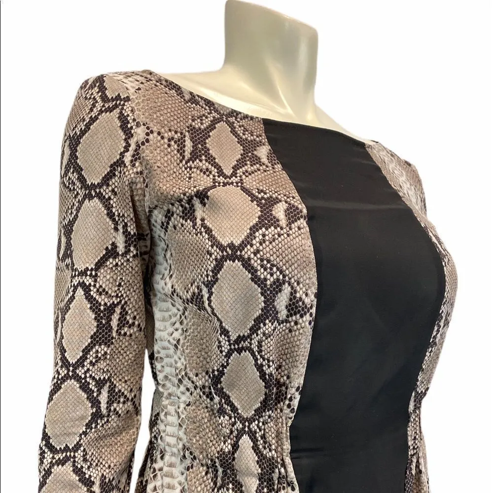 ZARA WOMAN Snakeskin Large Sheath Dress - Image 6