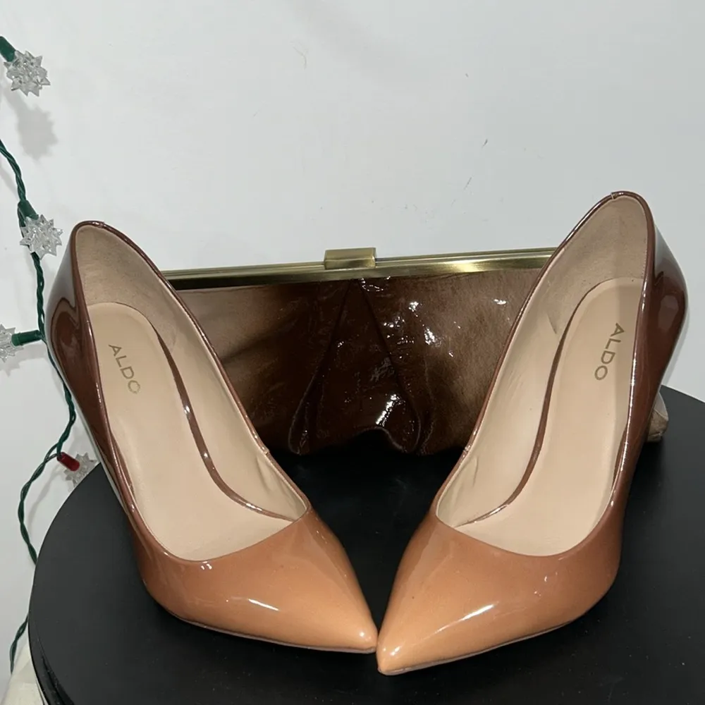 Aldo  ombré heels and Marciano ombré Clutch - Image 3