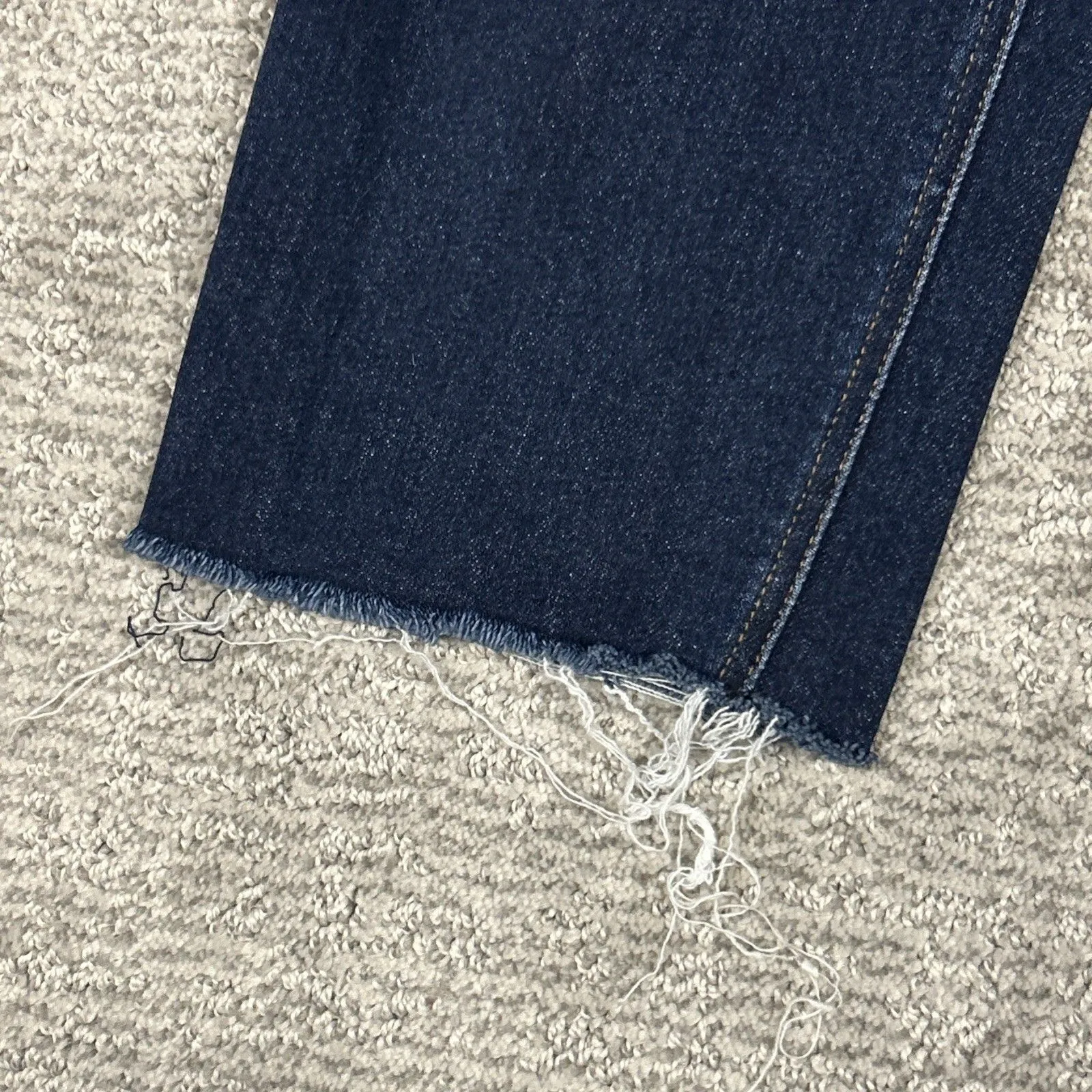 Kut From The Kloth Jeans Womens 8 Long Rachael Fab Ab Mom Raw Hem Stretch - Image 3