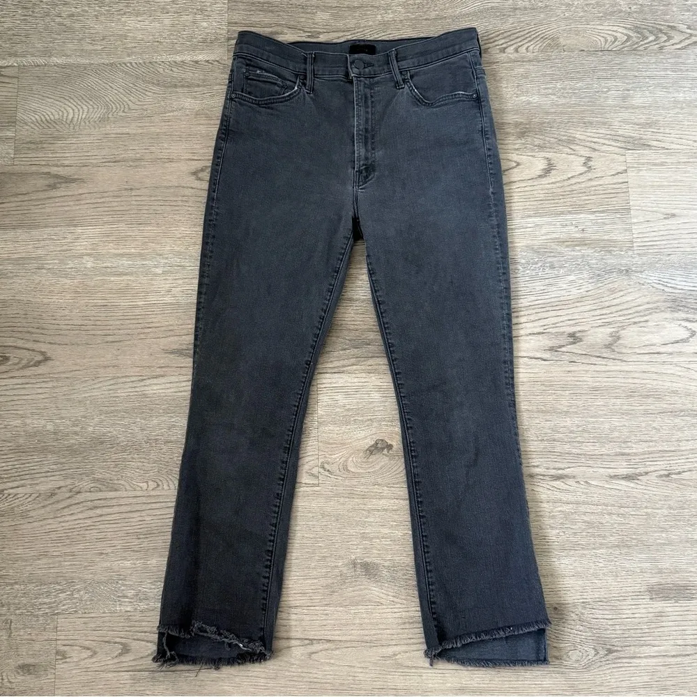Mother The Insider Crop Step Fray Jeans - Image 5