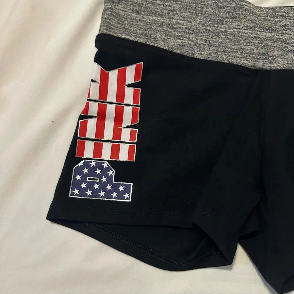 Y2K PINK Victoria Secret YOGA SHORTIE SHORTS - Image 2