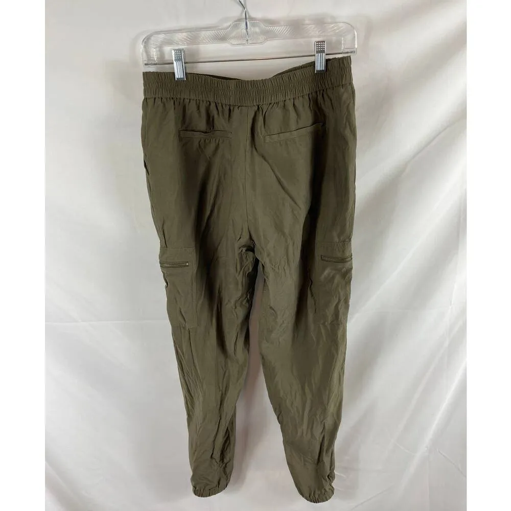 Trouve Green Cargo Jogger Pants Size Small - Image 5