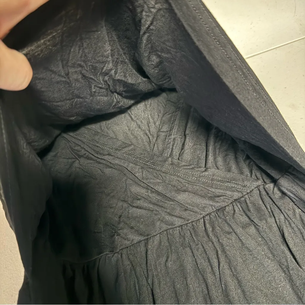 Smallshow Women’s Black Sleeveless Nursing Dress Size Medium EUC - Image 4