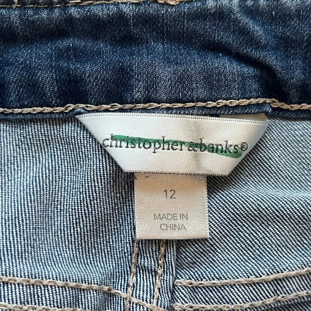 Christopher & Banks Bootcut Jeans Size 12 - Image 10