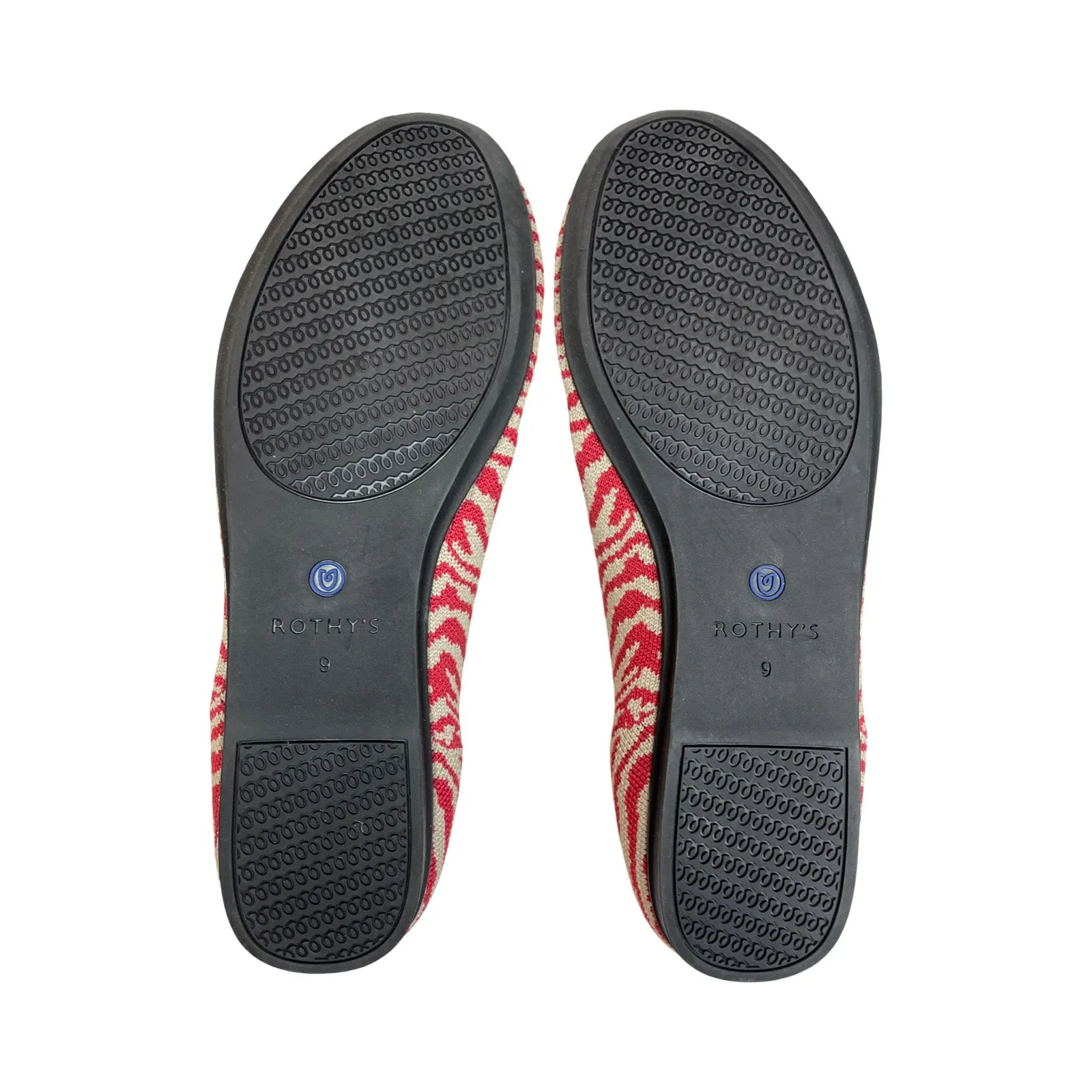 Rothy’s The Loafer Women’s 9 Red Zebra Knit Flats Animal Print Limited Edition - Image 7