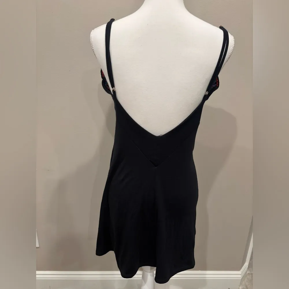 Yandy  Black Multicolor Swim Coverup - Image 2